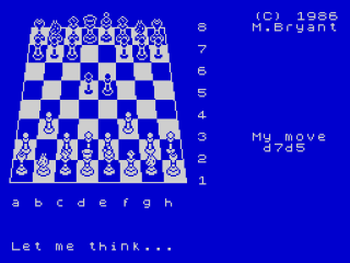 Colossus Chess 4 screenshot 3 for ZX Spectrum